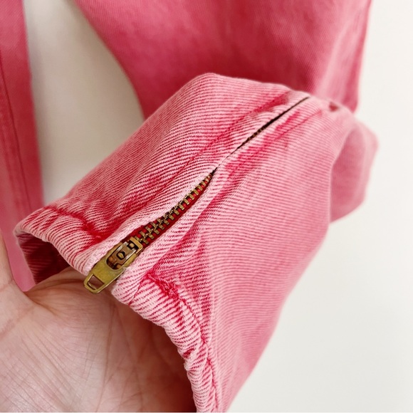 Levi's Mom Jeans High Rise Zipper Ankle Red Size 27 - Picture 7 of 15